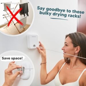 Clothes Drying Line Retractable