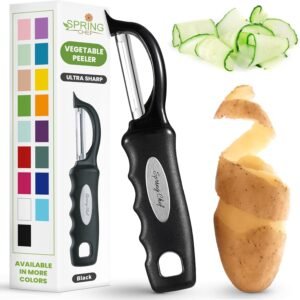 Swivel Vegetable Peeler Spring Chef Premium