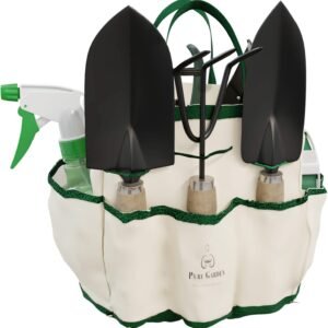 8-Piece Garden Hand Tool Set - Canvas Tote