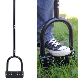 Edger Lawn Tool 41in Border Edger with Tempered Spring Steel Blade Long Rubber Handle