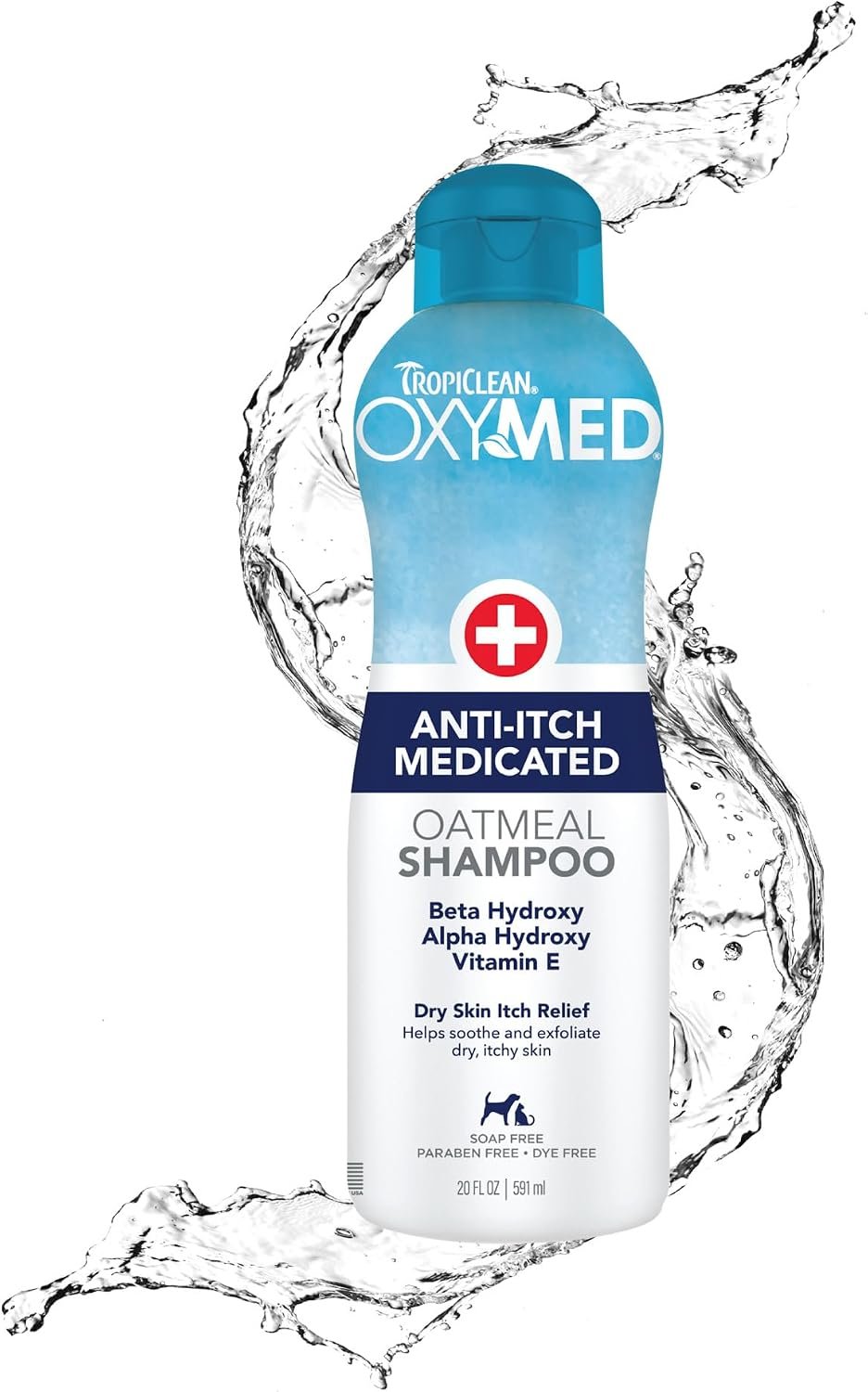 Dog TropiClean OxyMed Shampoo